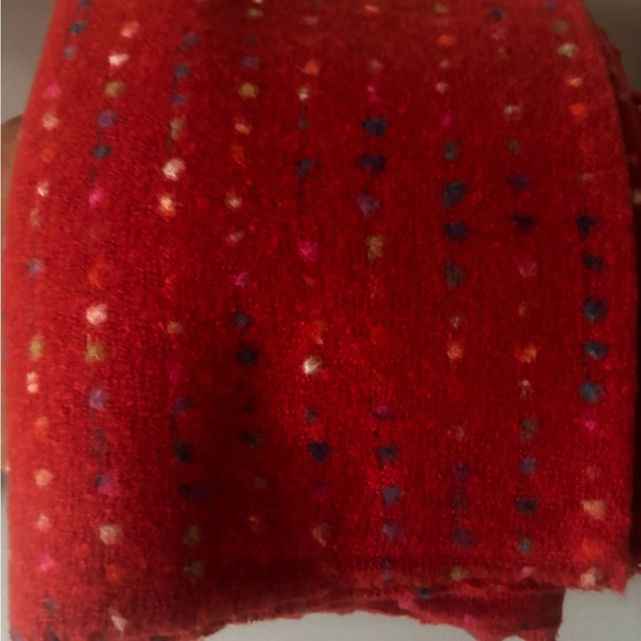 Maeve Multi Colored Scarf in Rust - Picture 6 of 6